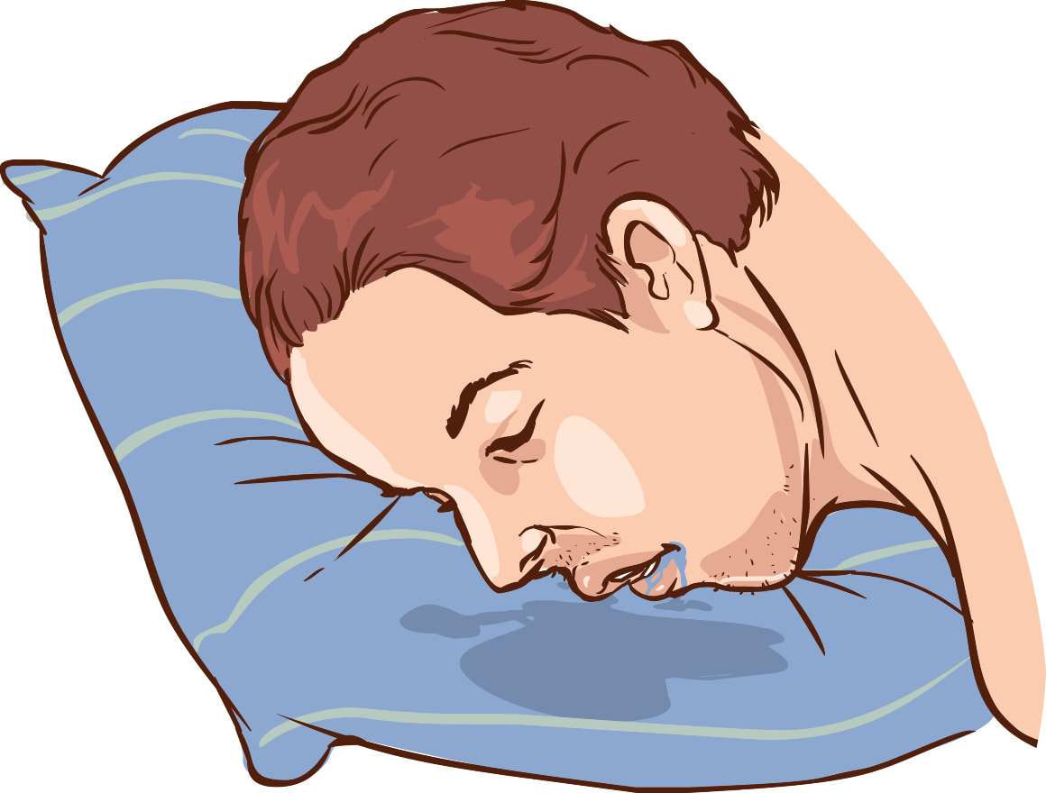 علت ریزش بزاغ دهان به هنگام خواب چیست؟